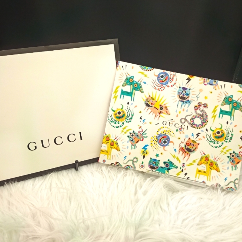 Collectible & FUN Gucci Activity/Coloring Book in Gift Packaging feat FAB Art!